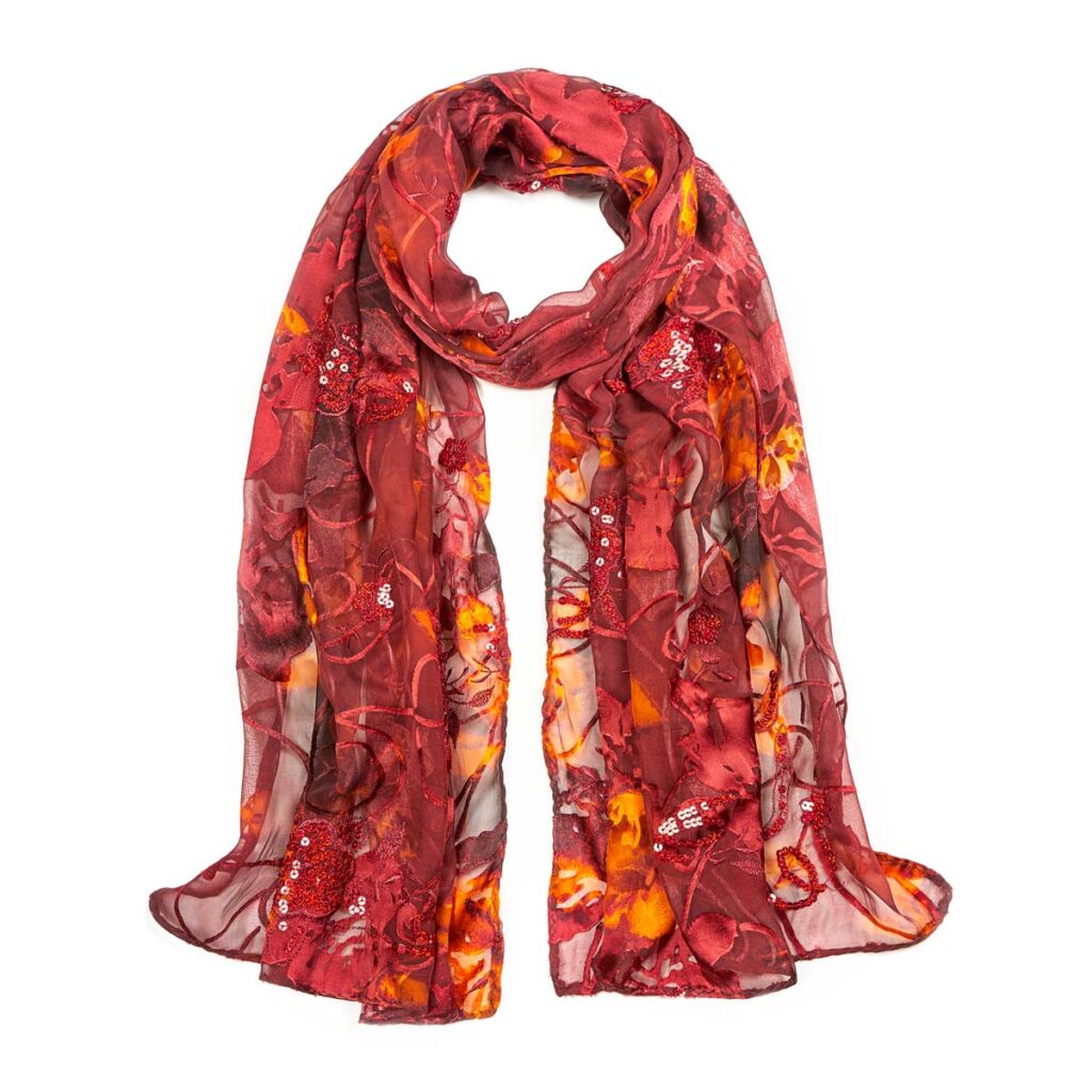 Googette Silk Scarf Blue 510613101206202 1