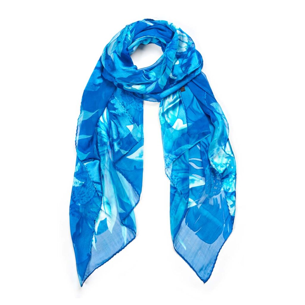 Googette Silk Scarf Blue 510613101601202 1