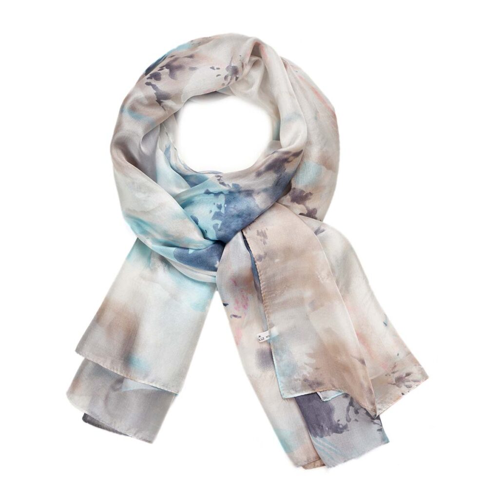 Habutai Silk Scarf Grey 510614132802202 1