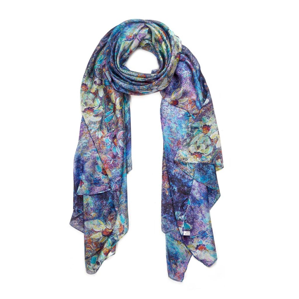 Habutai Silk Scarf Violet 510614131700202 1