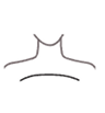 One shoulder