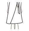 A line wrapped